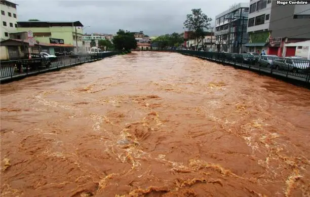 Full of the Maranhão River in the city of Congonhas