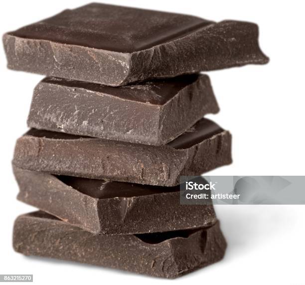 Chocolate Stock Photo - Download Image Now - Block Shape, Chocolate, Chocolate Bar