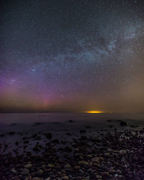 istock Polar aurora over the Baltic sea 863225786