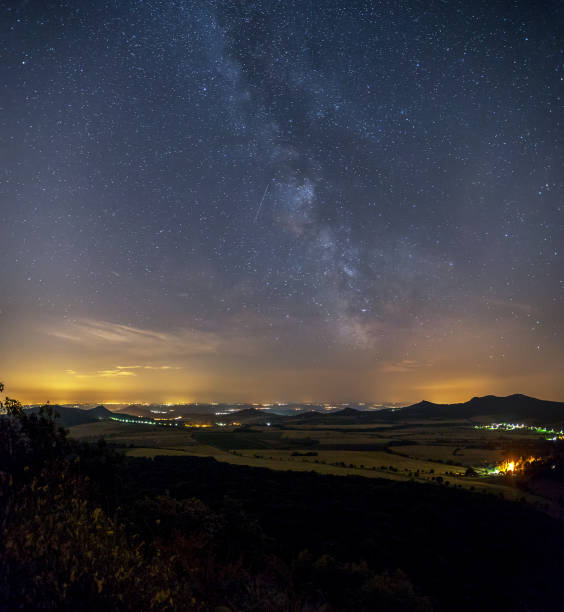 istock Czech Milky Way view from the mountain 863225812