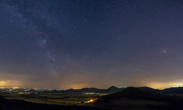 istock Czech Milky Way view from the mountain 863225824