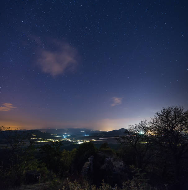 istock Czech Milky Way view from the mountain 863226524