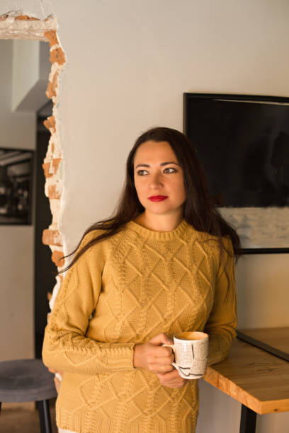 istock Female with a mug of coffee 863265444