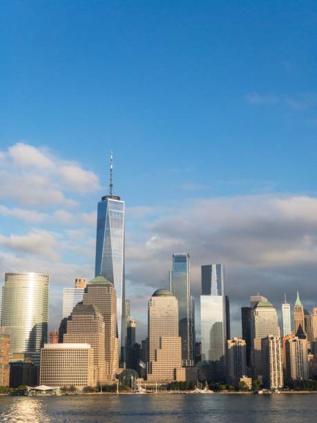 istock Lower Manhattan Cityscape at Sunset, NYC, USA 863297712