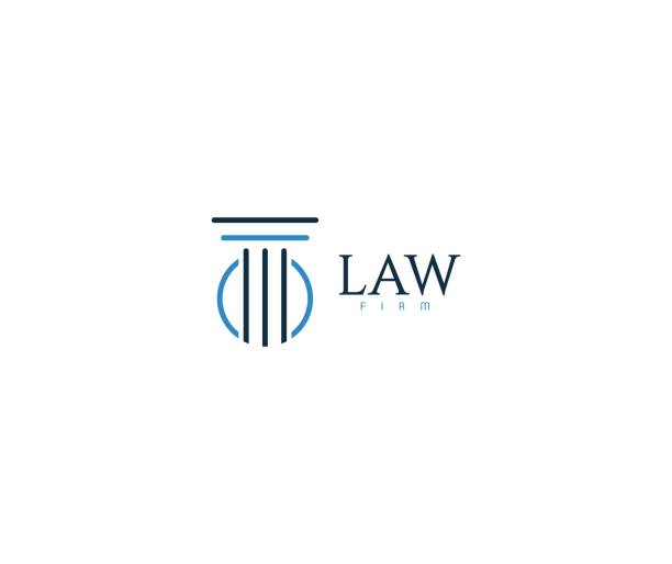 ilustrações, clipart, desenhos animados e ícones de ícone de lei - stability law column business