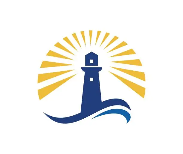 Vector illustration of Lighthouse icon