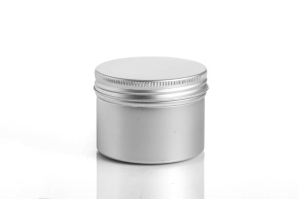 istock empty aluminum jars cosmetic, lotion packaging on a white background 863318244