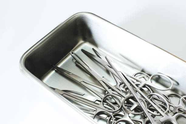 istock Surgical Instruments in Instrument Tray 863331974