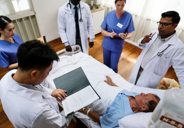 istock A sick elderly staying at a hospital 863342932