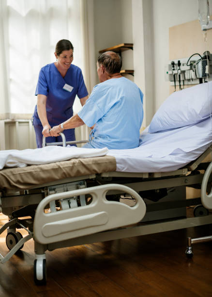 istock A sick elderly staying at a hospital 863345788