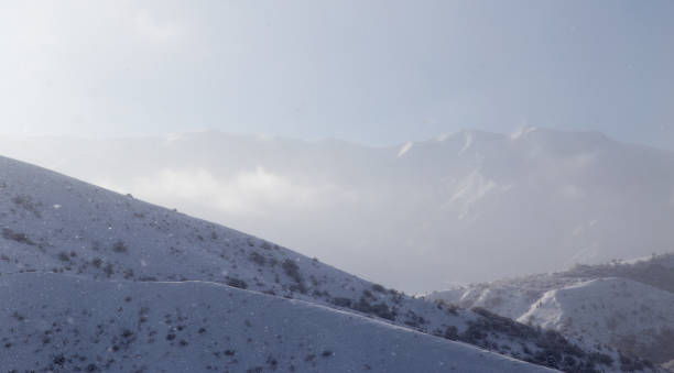 istock snowy mountains in Kazakhstan 863348222
