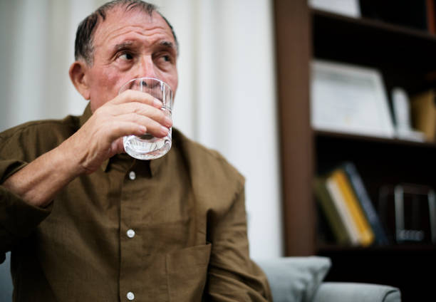 istock A sick elderly is staying at the hospital 863348818