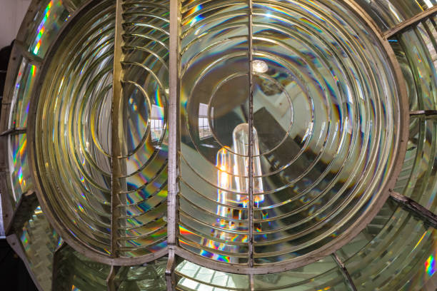 istock Fresnel lens in an old lighthhouse 863351588