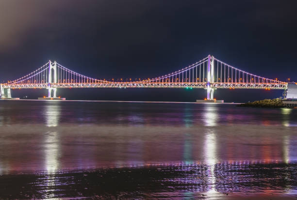 istock GwangAn Bridge and Haeundae at night in Busan,Korea 863380360