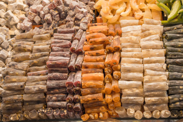 istock Traditional turkish delight rahat lokum 863396490