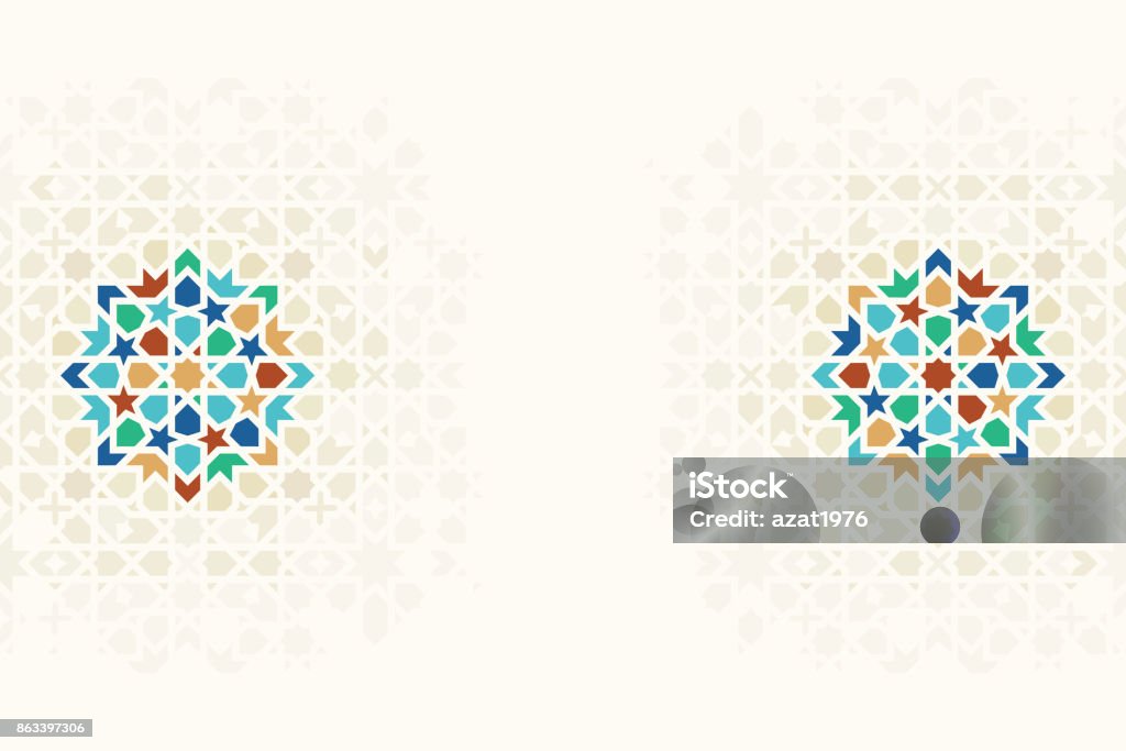 Morocco Disintegration Template. Morocco Disintegration Template. Islamic Mosaic Design. Abstract Background. Islam stock vector