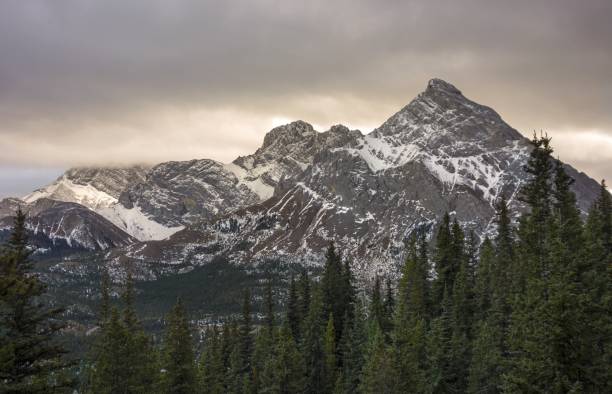 istock Dramatic Stormy Sky over Mountain Rae in Kananaskis Country Alberta Foothills 863400528
