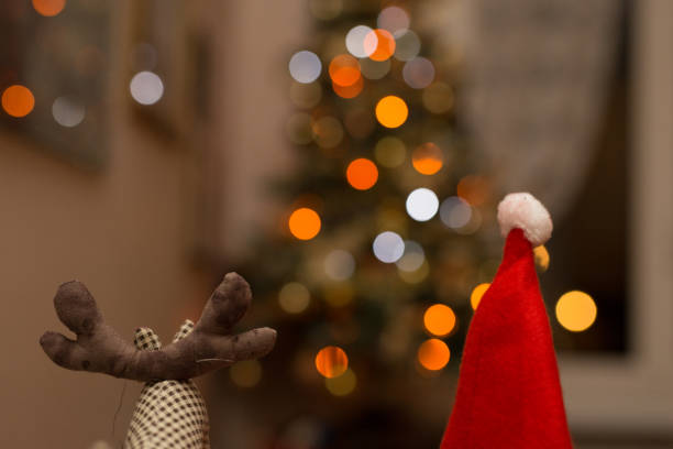 istock Rudolf and Santa Claus 863400760