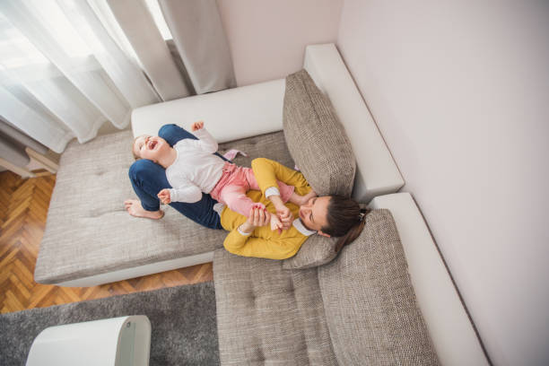 istock Happy mother with her baby 863411864