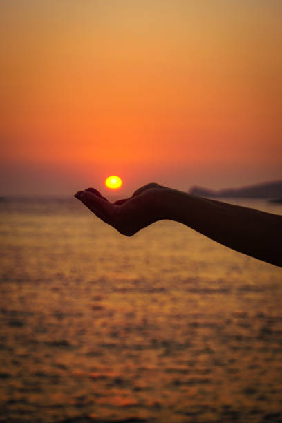 istock The sun in the hand 863444240