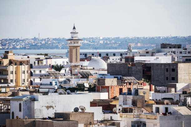 istock Aerial view on old city Monastir. Tunisia. 863445572