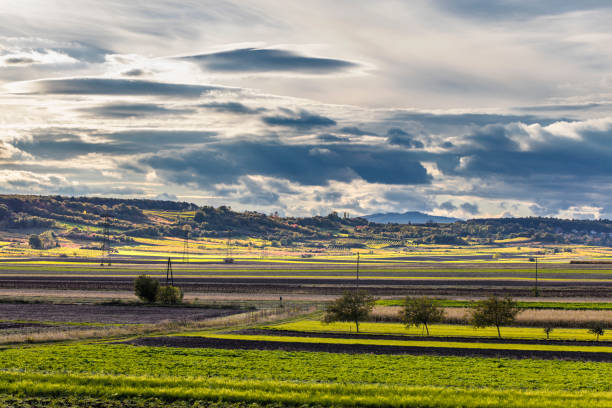 istock colorful agricultural landscape in autumn time 863449992