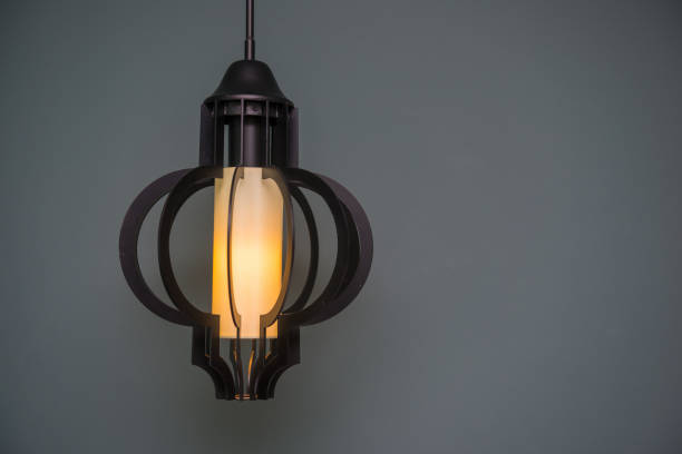 istock Vintage lamp hanging from the ceiling 863454644