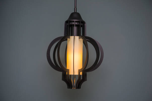 istock Vintage lamp hanging from the ceiling 863454732