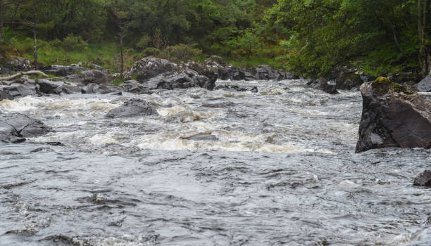 istock view of the river in Lochinver 863459362