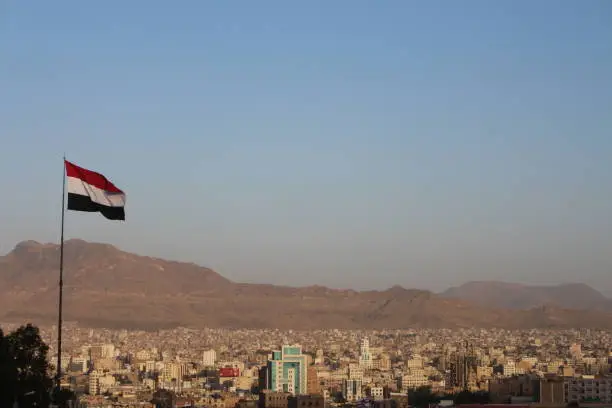 Sanaa from the top of the Aser mountain