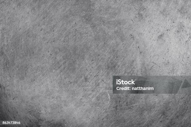 Steel Aluminium Texture Background Scratched On Stainless Panel Stock Photo - Download Image Now