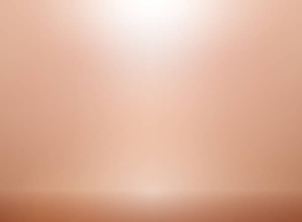 istock Rose gold vector background with lighting. Metallic pink gold backdrop for elegant wedding invitation 863482266