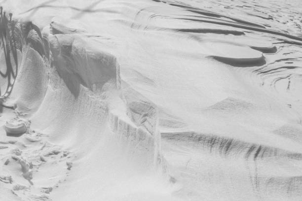 istock Texture of natural snow, background 863488578