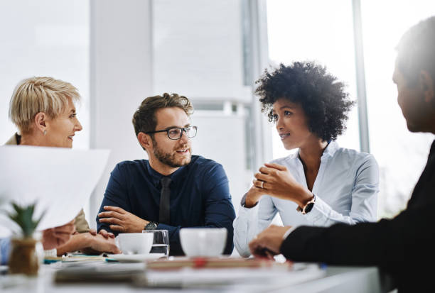 istock Success happens when a great team comes together 863497510