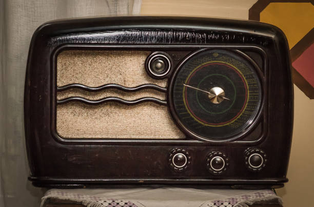 istock Vintage Long Wave and Short Wave broadcast reciever 863497756