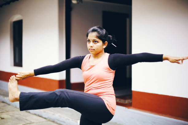 istock Female in Yoga Pose 863521368