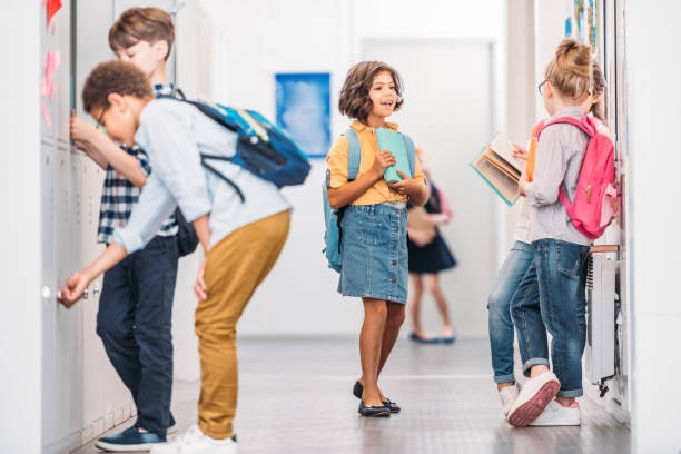 istock kids in school corridor 863531716