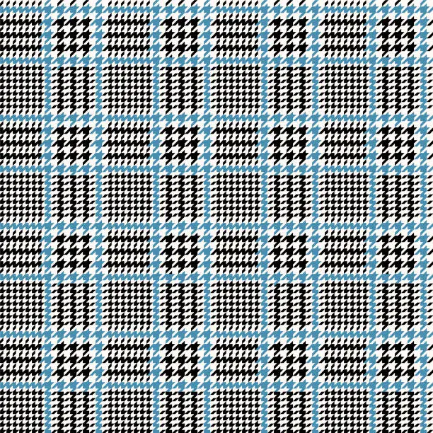 Vector illustration of Houndstooth Seamless Pattern