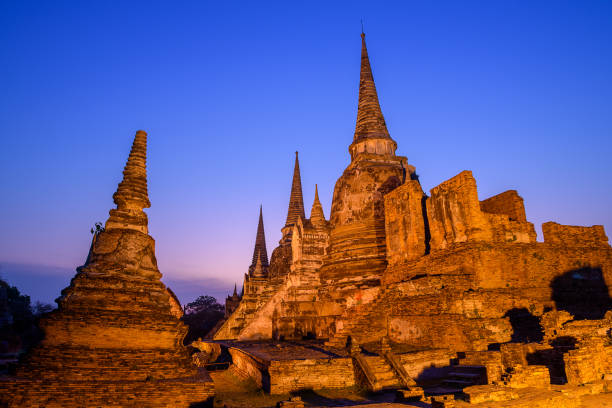 istock Twilight at Wat Phra Sri Sanphet. Ayutthaya, Thailand. 863542144