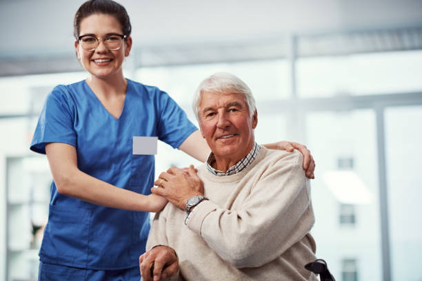 istock Just an old man with his wonderful caregiver 863549688
