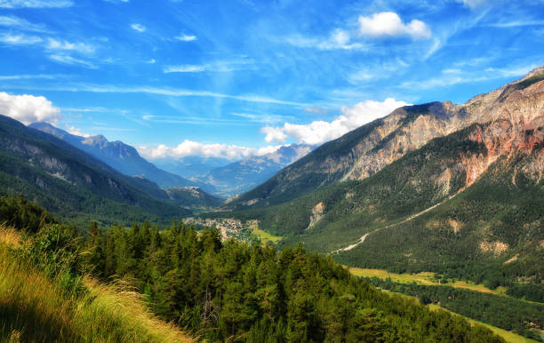 natura straordinaria nelle alpi torinesi - alta val di susa foto e immagini stock