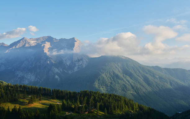 istock Sunset mood in Sestriere, Italy 863559172