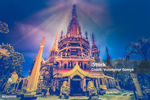 Tiger Cave Temple Wat Tham Sua Thailand Krabi Stock Photo - Download Image Now - Ancient, Ancient History, Architecture