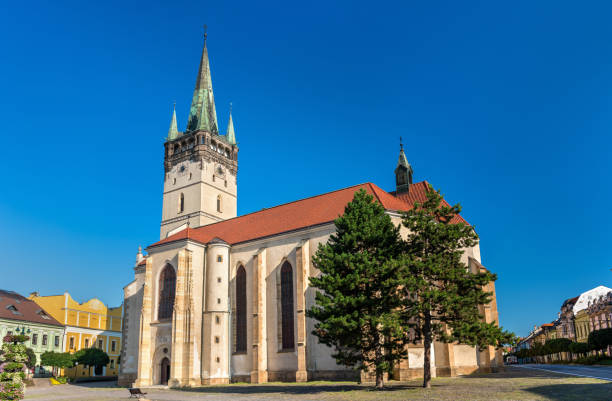 Co-Cathedral of Saint Nicholas in Presov, Slovakia Co-Cathedral of Saint Nicholas in Presov. One of the oldest and most important churches in Slovakia former czechoslovakia stock pictures, royalty-free photos & images