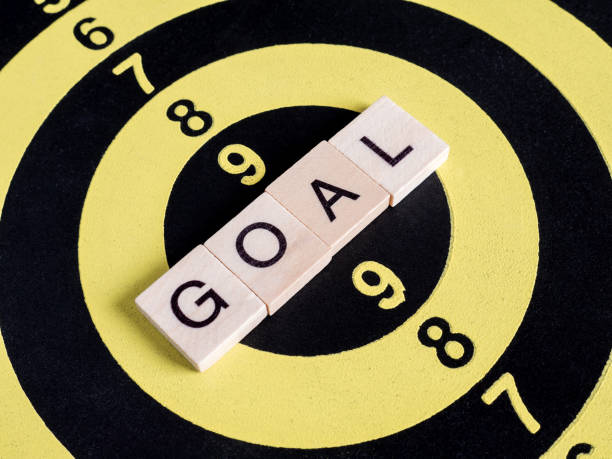 istock Word spell Goal on dart board 1 863595930