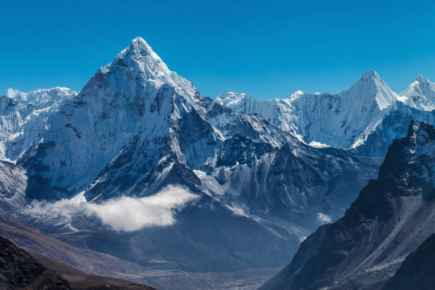 istock Snowy mountains of the Himalayas 863608356