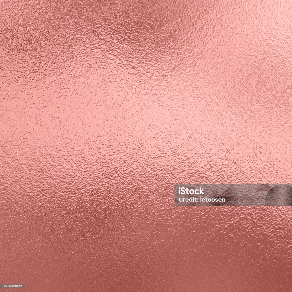 Rose Gold texture metal background Pink Color Stock Photo