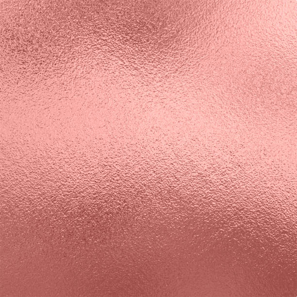 rose gold texture metal background - rose colored imagens e fotografias de stock