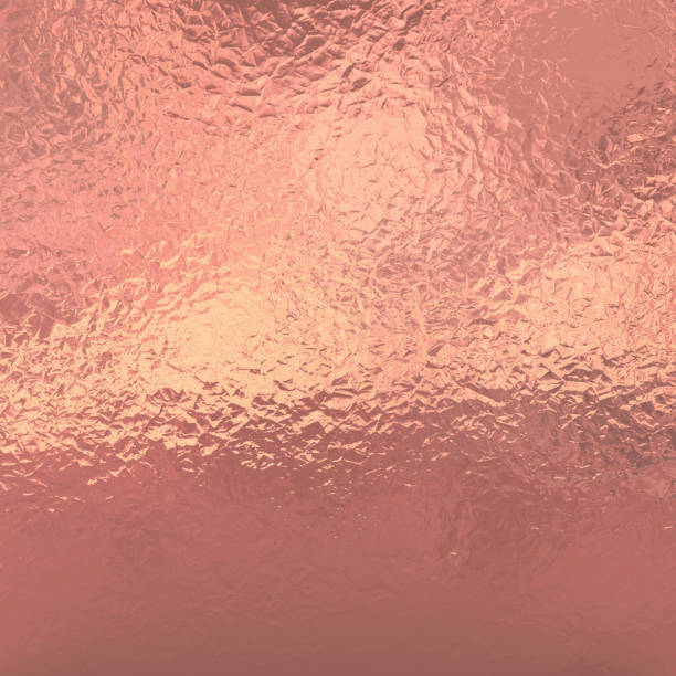 istock Rose Gold foil shiny texture background 863609034
