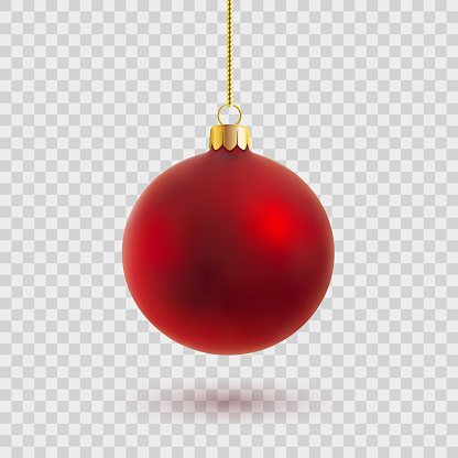 christmas ball, vector illustration